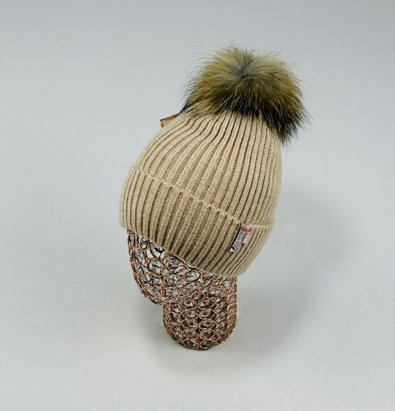 Шапка Амали мохер Ракша (карамель)